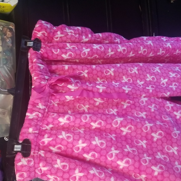 Hotel Spa Velvet Pants Breast Cancer Ribbons NWT $30 Retail - Picture 4 of 6
